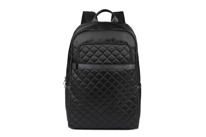 Women's Business Quilted Large Capacity Two Compartments Laptop Backpack