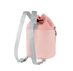 Women's Convertible 2 Way Use Mesh Bucket Sports Casual Shoulder Bag Backpack